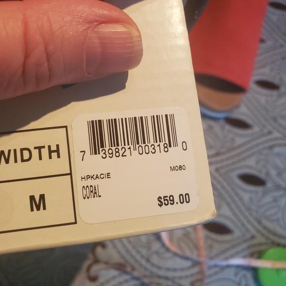 Hokus Pokus Kacie coral sandals - Picture 6 of 10